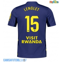 Camisa de time de futebol Atletico Madrid Clement Lenglet #15 Replicas 2º Equipamento 2025-26 Manga Curta